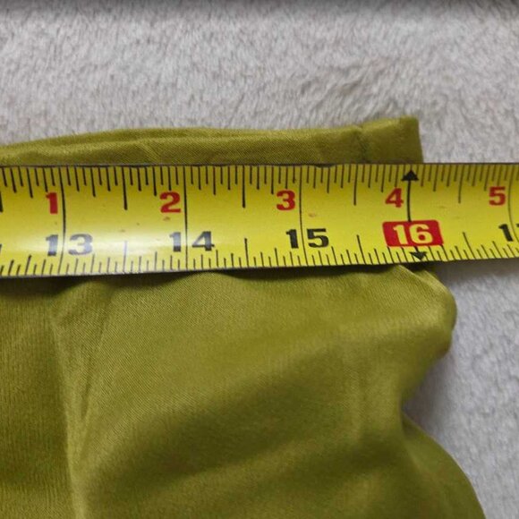 New M Anthropologie The Tilda knee-length slip skirt: Scallop lace edition Moss - Picture 9 of 10